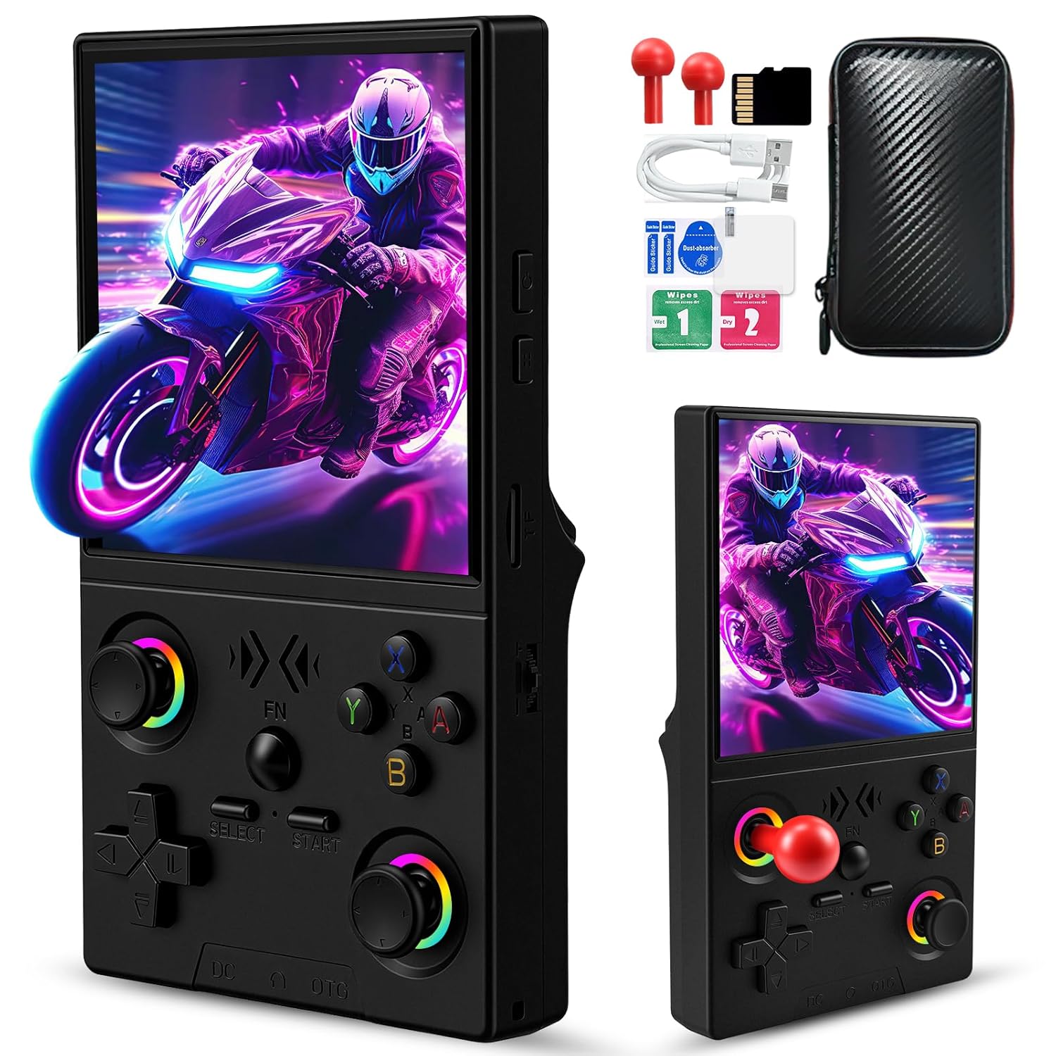 Gaming Console In Chinese - FLLBW XF40V Retro Handheld-Spielkonsole 4,0-Zoll HD