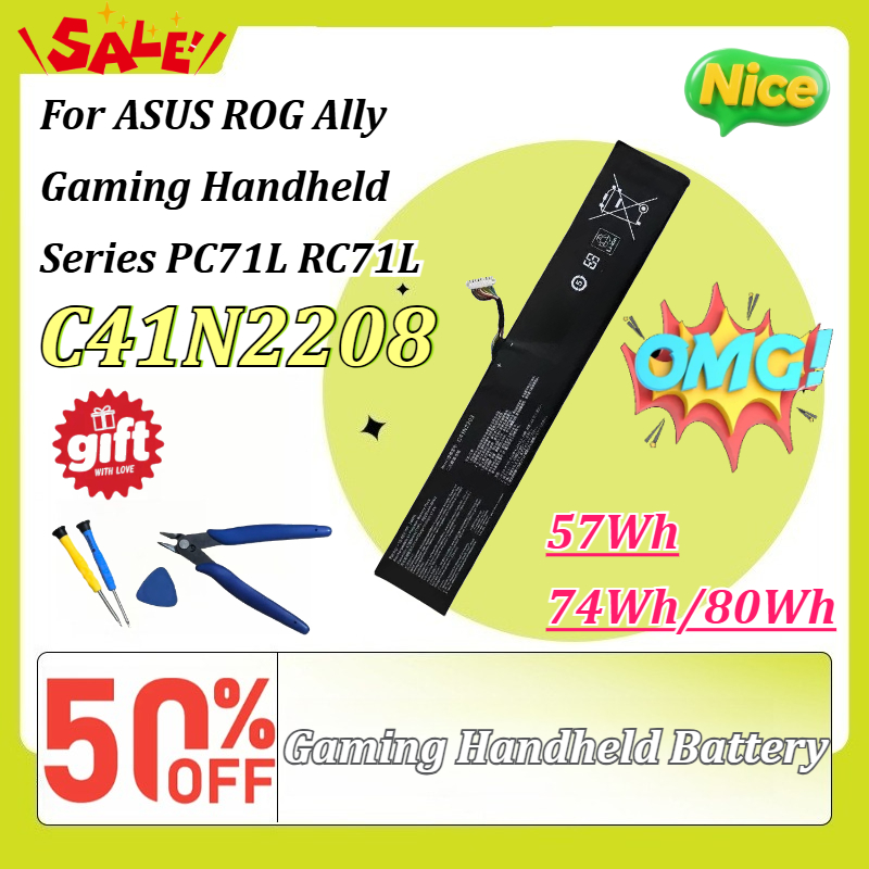 Gaming Console Asus Rog - Neuer C41N2208 57Wh/74Wh/80Wh Gaming-Handheld-Akku für ASUS