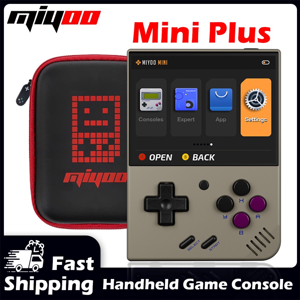 Gaming Console Lenovo - MIYOO Mini Plus Handheld-Spielkonsole mit 3,5-Zoll-IPS-Bildschirm
