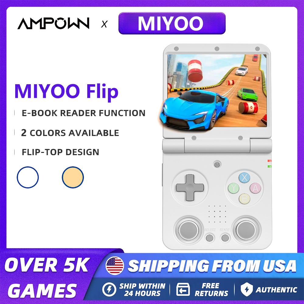 Gaming Console Lenovo - Miyoo Flip 3,5'' IPS-Bildschirm Handheld-Spielkonsole Mini