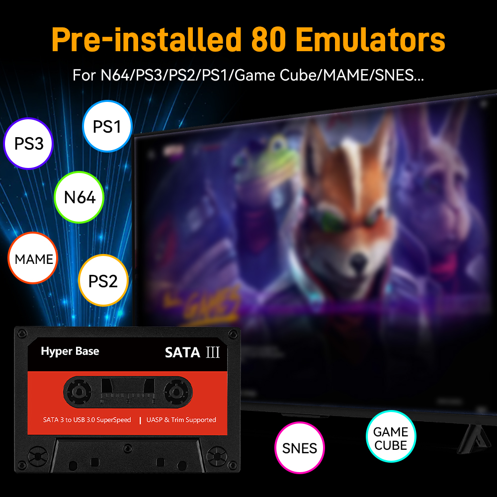Batocera 500G/2T Emulator Spie – Gaming Console In Chinese Bewertung und Preis