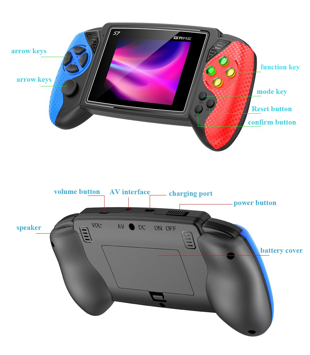 S7 Retro Handheld-Spielkonsole – Gaming Console In Chinese Bewertung und Preis