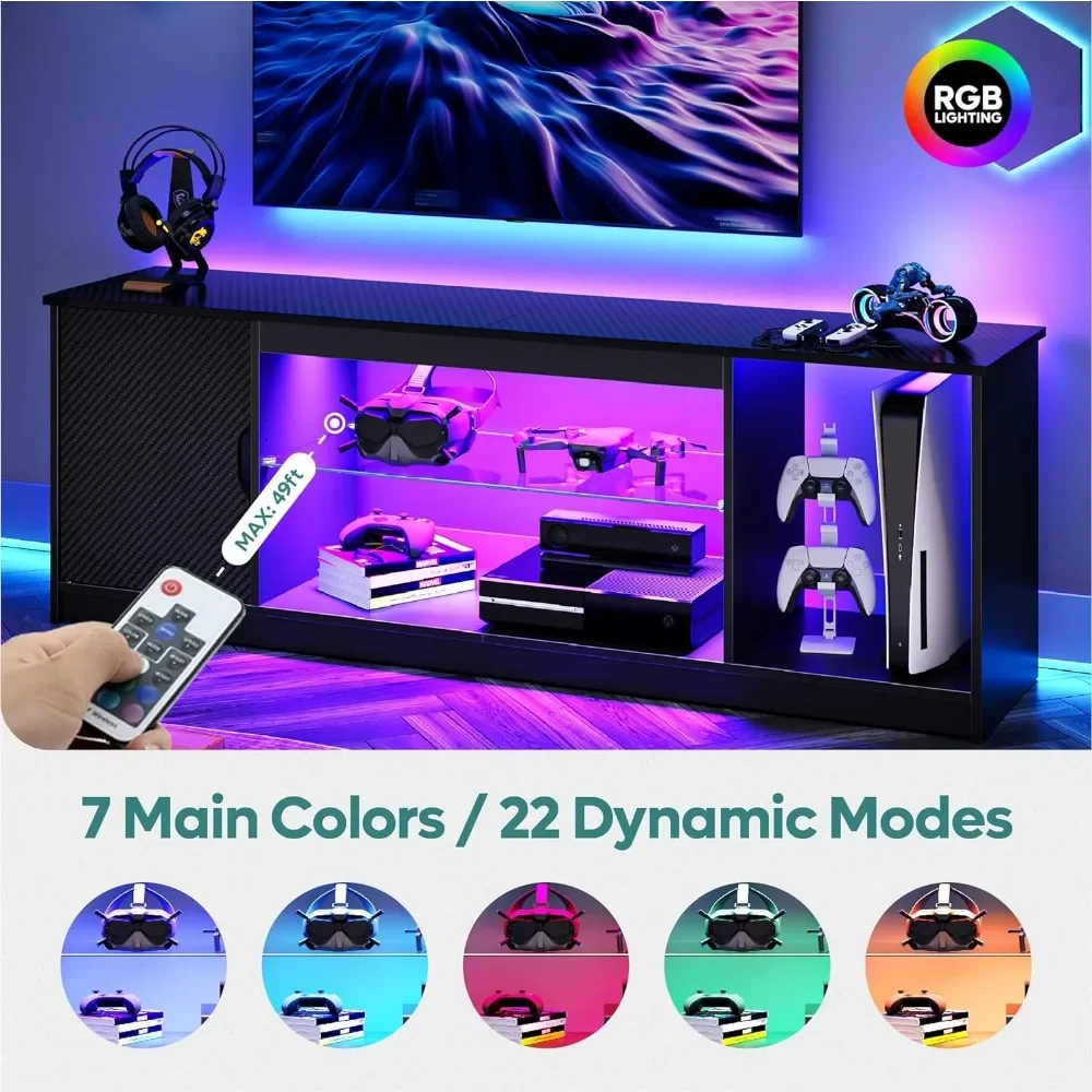Bestier Led Entertainment Cent – Gaming Console Entertainment Center Bewertung und Preis