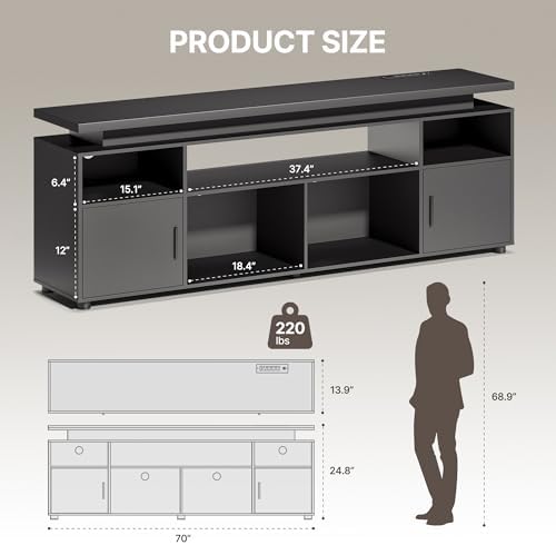 TV-Ständer, Unterhaltungscente – Gaming Console Entertainment Center Bewertung und Preis