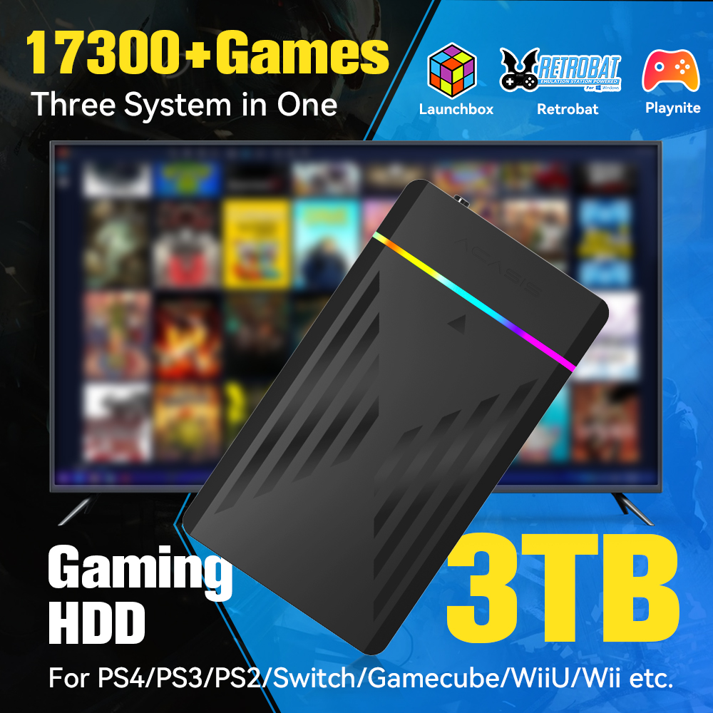 3 TB tragbare Gaming-HDD-Launc – Gaming Console In Chinese Bewertung und Preis
